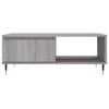 vidaXL Coffee Table Gray Sonoma Engineered Wood Medium Coffee Table