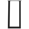 vidaXL Console Table Leg Black Powder-coated steel Medium