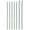 vidaXL Wire Mesh Fence Green 5.9x32.8' Galvanised Steel