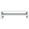 vidaXL Monitor Stand White 21.3x8.7x5.9" Engineered Wood