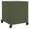 vidaXL Bedside Cabinet Olive Green Cold-rolled Steel Medium