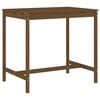 vidaXL Garden Bar Set Honey brown Solid pine wood Medium Footrest