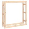  vidaXL Firewood Rack 39.4x9.8x39.4" Solid Wood Pine