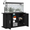 vidaXL Aquarium Stand Black Oak Engineered Wood 39.8 x 16.1 x 22.8 in