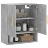vidaXL Wall Cabinet Concrete Gray 23.6"x12.2"x27.6" Engineered Wood