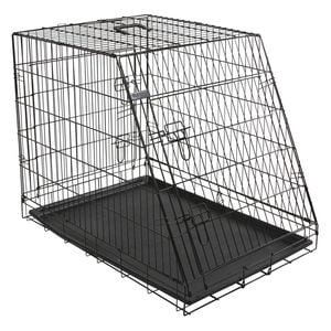 Kerbl Pet Crate Black Metal 42.1 x 29.1 x 33.5 in Collapsible