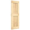 vidaXL Sliding Door with Hardware Set 27.6x82.7" Solid Wood Pine