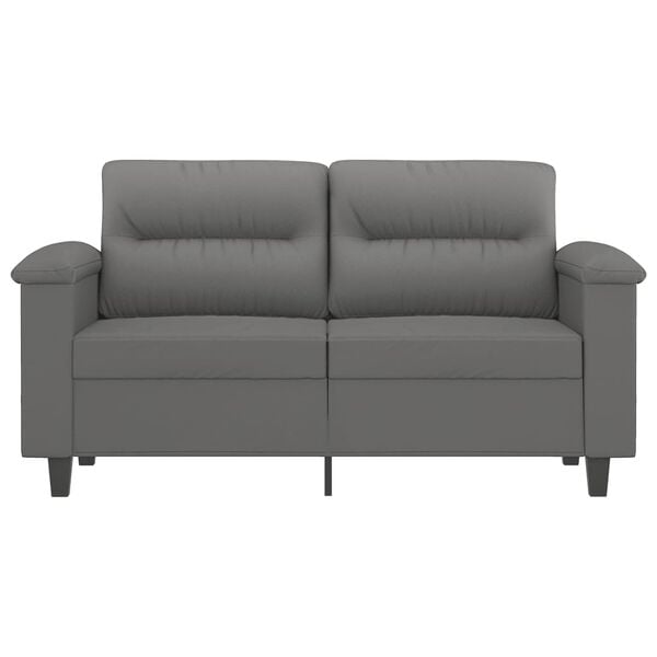 vidaXL 2-seater Sofa Dark Grey