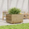 vidaXL Garden Planter Natural wood Vacuum pressure impregnated pinewood