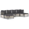 vidaXL Garden Lounge Set Anthracite