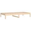 vidaXL Day Bed Natural Wood Solid pine wood 35.4x78.7 in Day Bed