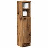 vidaXL Bathroom Cabinet Old wood Engineered wood Slim, Tall