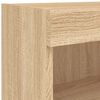 vidaXL 5 Piece TV Wall Units with LED Sonoma Oak Engineered Wood