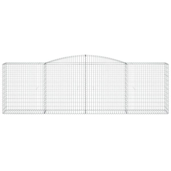 vidaXL Gabion Basket Set of 20 Silver Galvanized iron Large