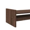 vidaXL Monitor Stand Brown Oak 19.7x10.6x7.9" Engineered Wood