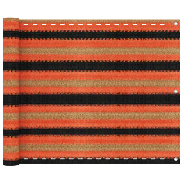 vidaXL Balcony Screen Multicolour 29.5x157.5" HDPE