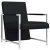vidaXL Armchairs Black PVC 94%, Cotton 4%, Polyester 2% Compact