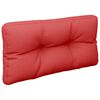vidaXL Pallet Cushion Red 100% Polyester 27.6 x 15.7 x 4.7 in