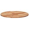 vidaXL Table Top Natural wood Solid Acacia wood &Oslash;27.6 in Durable
