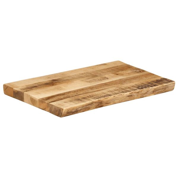 vidaXL Table Top Natural Mango Wood 19.7 x 15.7 x 1.0 in Durable