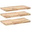 vidaXL Floating Shelves 3 pcs 31.5x15.7x1.6" Untreated Solid Wood Acacia