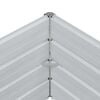 vidaXL Garden Raised Bed Silver Galvanized Steel Large Durable