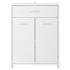 vidaXL Bathroom Furniture Set White Engineered wood Standard