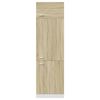 vidaXL Refrigerator Cabinet Sonoma oak Engineered wood Tall