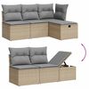 vidaXL Garden Sofa Set Mix Beige