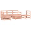 vidaXL Garden Sofa Set Reddish-Brown Solid Douglas Fir wood, Plywood