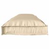 vidaXL Cushion Beige 59.06 x 15.75 x 3.15 in Oxford Fabric