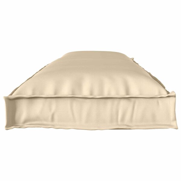 vidaXL Cushion Beige 59.06 x 15.75 x 3.15 in Oxford Fabric