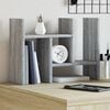 vidaXL Desk Organiser Grey Sonoma 13.6x6.1x14.0" Engineered wood