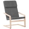 vidaXL Relaxing Chair Dark Grey