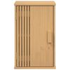 vidaXL Bathroom Cabinet with Door Olden Brown 13.78 x 11.81 x 21.65 in