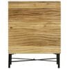 vidaXL Sideboard Brown Solid Mango Wood, Steel 23.6 x 13.8 x 29.5 in