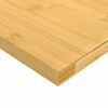 vidaXL Wall Shelf Bamboo Bamboo with varnish finish Small Wall Shelf