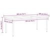 vidaXL Garden Dining Set Black PE rattan, powder-coated steel, glass