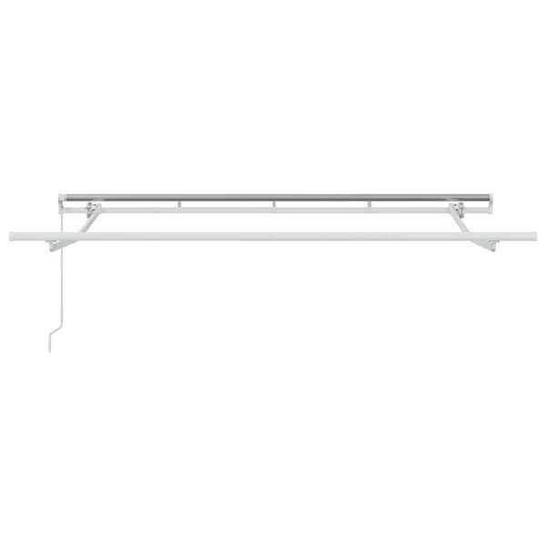 vidaXL Awning Frame White 118.1" x 78.7" Metal