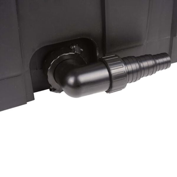 vidaXL Bio Pond Filter Black Plastic Medium Water-resistant materials