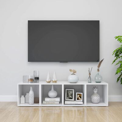 vidaXL TV Cabinets 4 pcs White 14.6"x13.8"x14.6" Chipboard