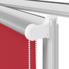 vidaXL Roller Blind Red 100% polyester, aluminum top rail 47.2 x 59.1 in