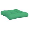 vidaXL Pallet Cushion Green 100% polyester Water-resistant materials