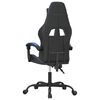 vidaXL Gaming Chair Black and Blue Faux Leather