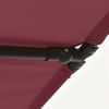 vidaXL Garden Parasol Bordeaux Red Polyester, Aluminum 78.7 x 59.1 in