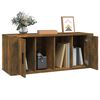 vidaXL TV Cabinet Smoked oak Engineered Wood 39.4 in × 13.8 in × 15.7 in