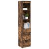 vidaXL Highboard Smoked Oak Engineered Wood Tall Highboard Rectangular