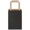 vidaXL Paper Bags 250 pcs with Handles Black 15x8x21 cm