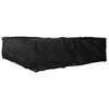 vidaXL Garden Furniture Cover Black Polyethylene Large