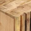 vidaXL TV Cabinet Natural Mango Solid Rough Mango Wood, Steel Medium